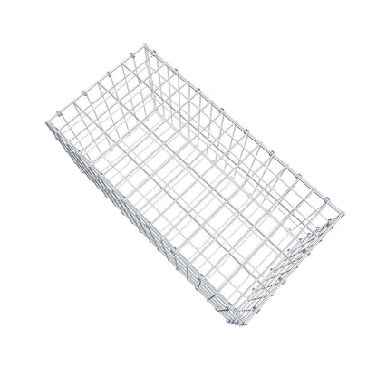 Gabion 80 cm x 40 cm x 40 cm (L x H x D), maskestørrelse 5 x 10 cm, spiralring