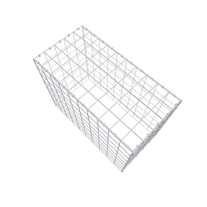 Gabbione aggiuntivo di tipo 3 100 cm x 80 cm x 50 cm (L x H x P), maglia 10 cm x 10 cm, anello a C