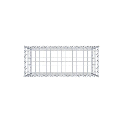 Grown-on gabion type 3 100 cm x 70 cm x 40 cm (L x H x D), mesh size 5 cm x 10 cm, spiral