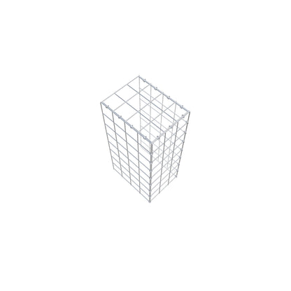 Gabião Tipo 4 80 cm x 40 cm x 30 cm (C x A x P), malhagem 10 cm x 10 cm, anel C
