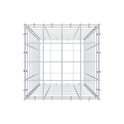 Gabião 80 cm x 40 cm x 40 cm (C x A x P), malhagem 10 cm x 10 cm, anel C