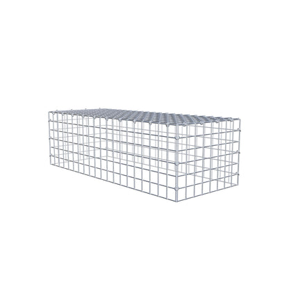 Fourche rapportée type 3 100 cm x 30 cm x 40 cm (L x H x P), mailles 5 cm x 5 cm, anneau C