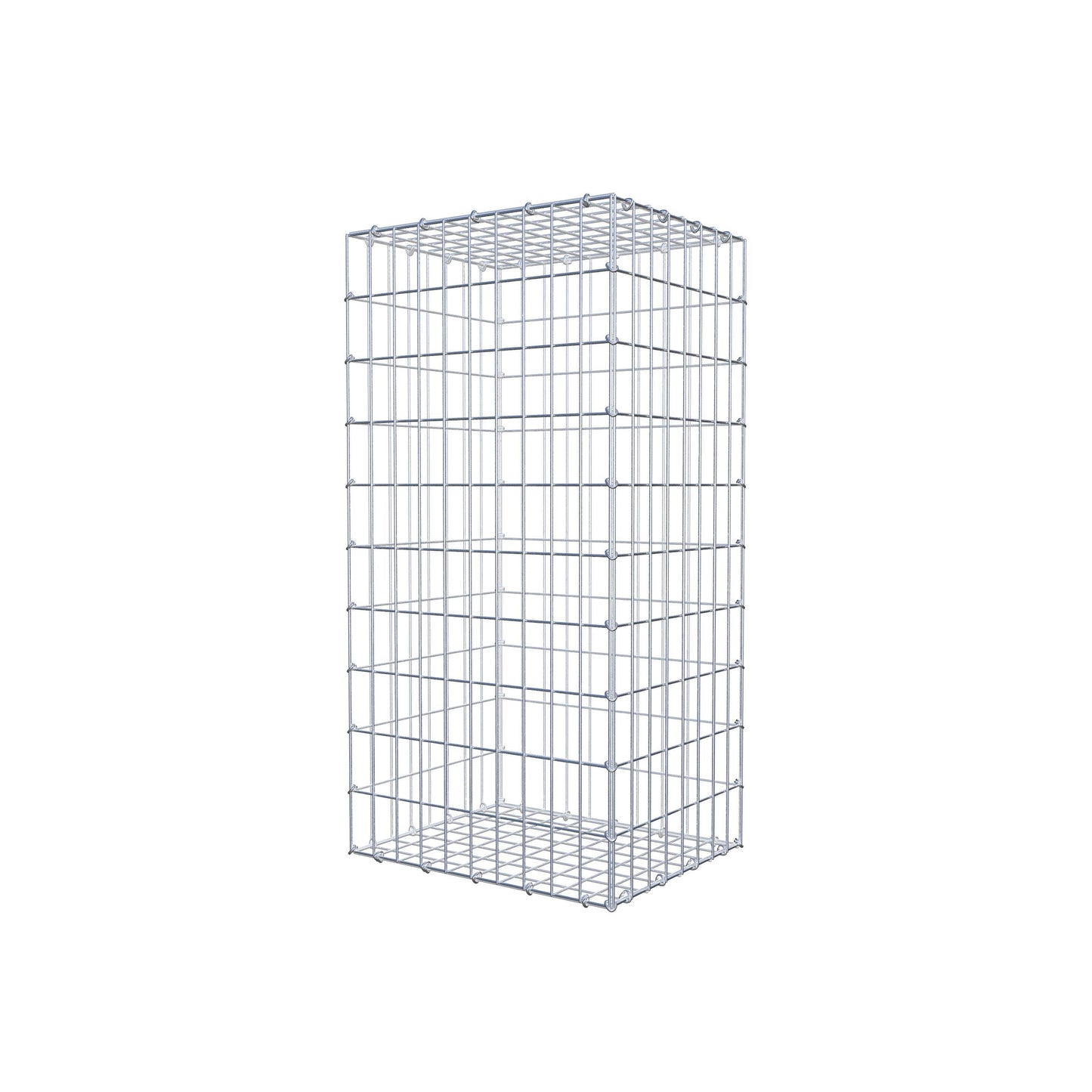 Gabione 100 cm x 40 cm x 50 cm (L x H x T), Maschenweite 5 cm x 10 cm, C-Ring