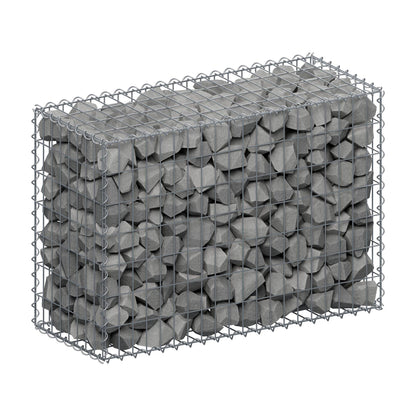 Gabion 100 cm x 70 cm x 40 cm (L x H x D), maskstorlek 5 cm x 10 cm, spiral