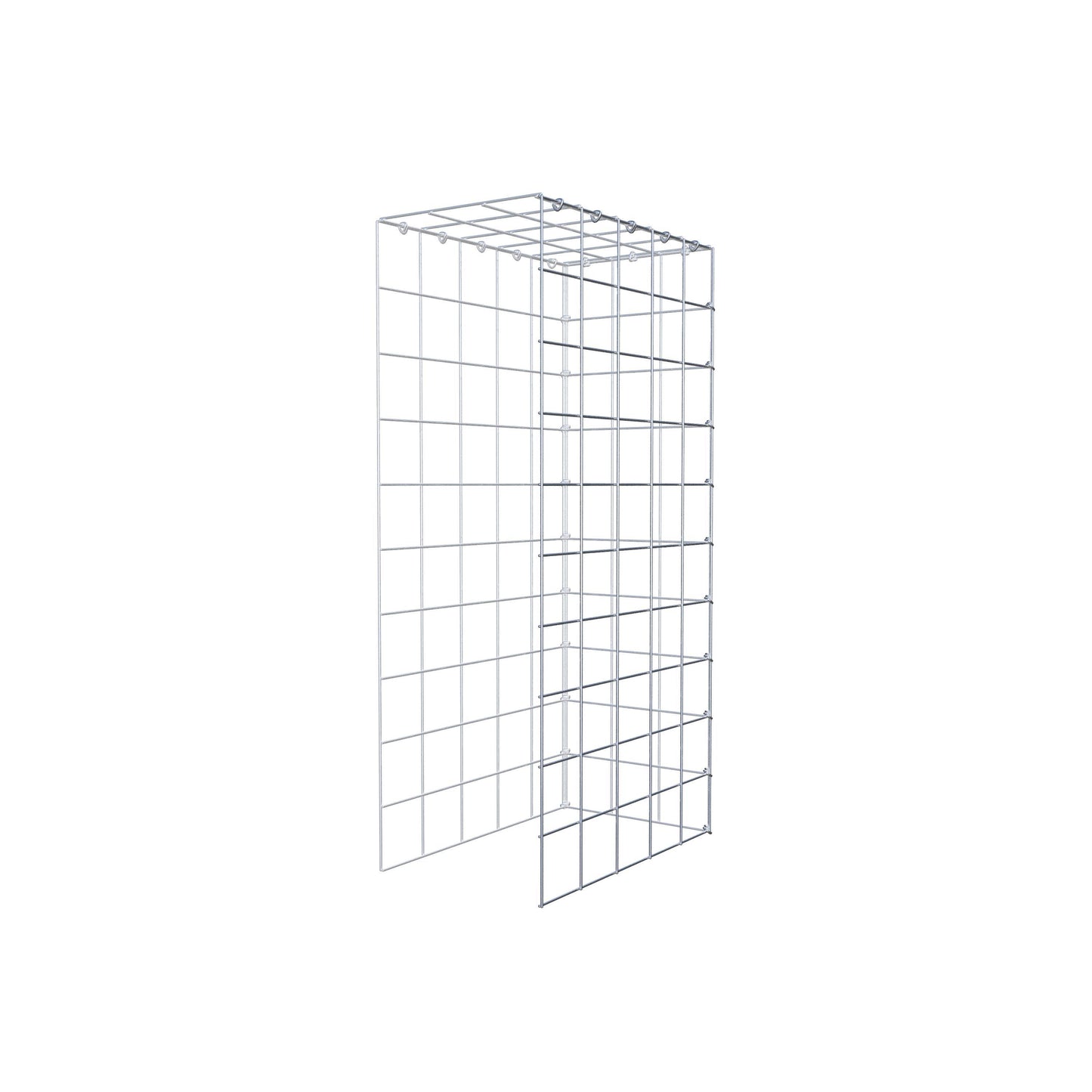 Fourche rapportée type 4 100 cm x 50 cm x 30 cm (L x H x P), mailles 10 cm x 10 cm, anneau C