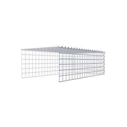 Gabião Tipo 4 100 cm x 30 cm x 50 cm (C x A x P), malhagem 5 cm x 5 cm, espiral