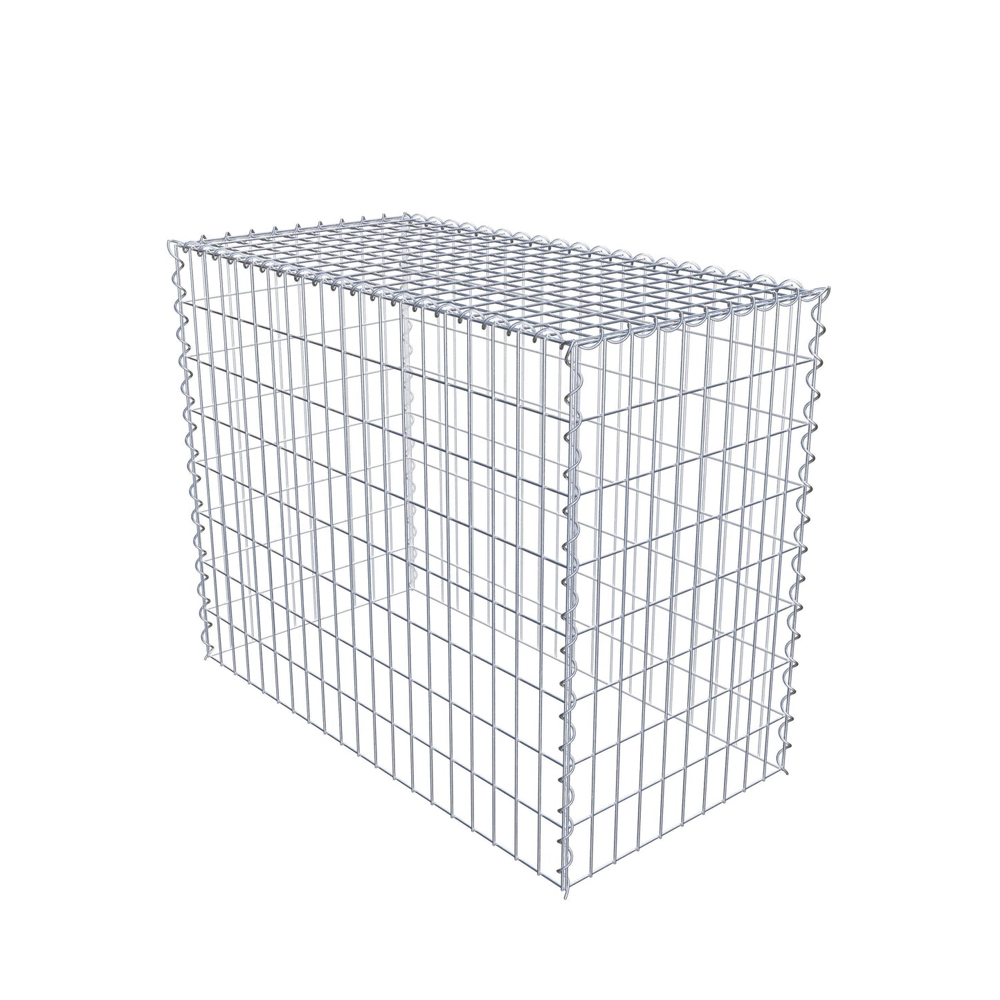 Gavión complementario tipo 3 100 cm x 80 cm x 50 cm (L x A x P), malla 5 cm x 10 cm, espiral
