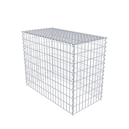 Gavión complementario tipo 3 100 cm x 80 cm x 50 cm (L x A x P), malla 5 cm x 10 cm, espiral