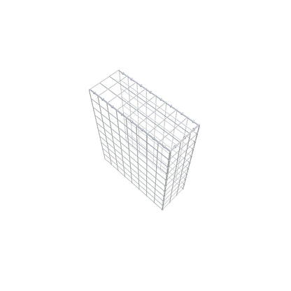 Gabião Tipo 4 100 cm x 80 cm x 30 cm (C x A x P), malhagem 10 cm x 10 cm, anel C