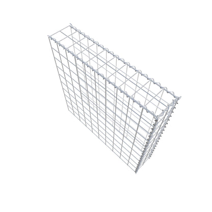 Gabião tipo 4 100 cm x 100 cm x 20 cm (C x A x P), malhagem 10 cm x 10 cm, espiral