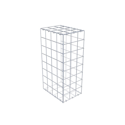 Gabião Tipo 2 80 cm x 40 cm x 30 cm (C x A x P), malhagem 10 cm x 10 cm, anel C