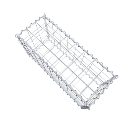 Gabião 80 cm x 40 cm x 30 cm (C x A x P), malhagem 10 cm x 10 cm, espiral