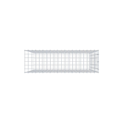 Anbaugabione Typ 2 100 cm x 100 cm x 30 cm, Maschenweite 5 cm x 10 cm, C-Ring