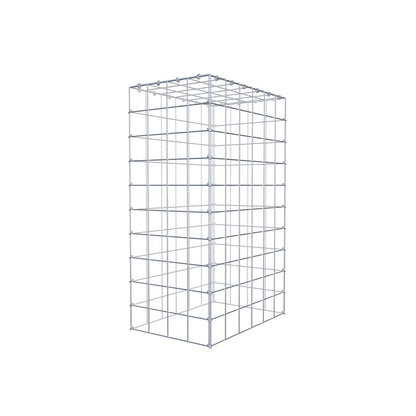 Monteret gabion type 3 100 cm x 60 cm x 40 cm (L x H x D), maskestørrelse 10 cm x 10 cm, C-ring