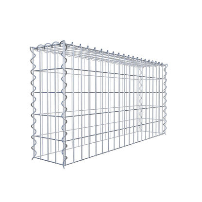 Gabião Tipo 3 100 cm x 50 cm x 20 cm (C x A x P), malhagem 5 cm x 10 cm, espiral