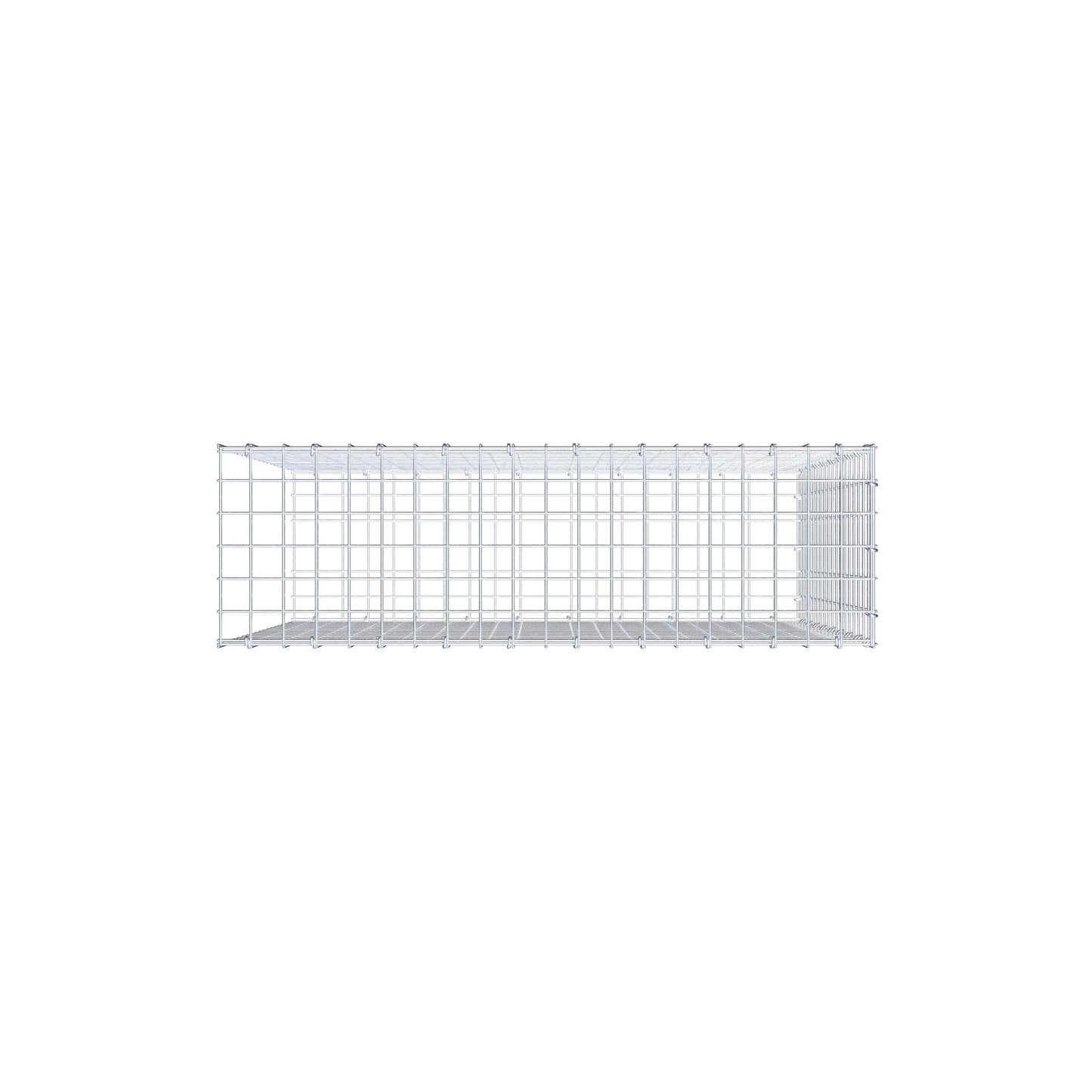 Gabião tipo 2 100 cm x 90 cm x 30 cm (C x A x P), malhagem 5 cm x 5 cm, anel C