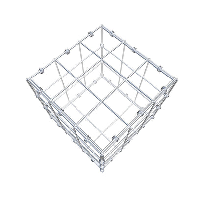 Gabion 30 cm x 30 cm x 30 cm (L x H x D), maskestørrelse 10 x 10 cm, spiralring