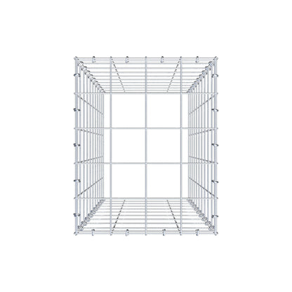 Gabião Tipo 3 100 cm x 40 cm x 50 cm (C x A x P), malhagem 10 cm x 10 cm, anel C