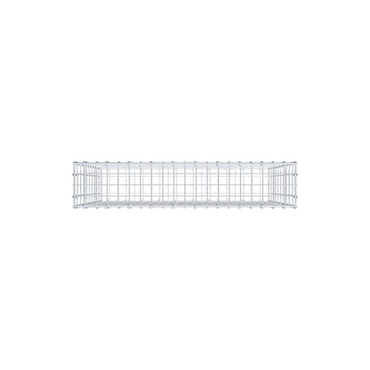 Gabione 100 cm x 100 cm x 20 cm (L x H x T), Maschenweite 5 cm x 10 cm, C-Ring