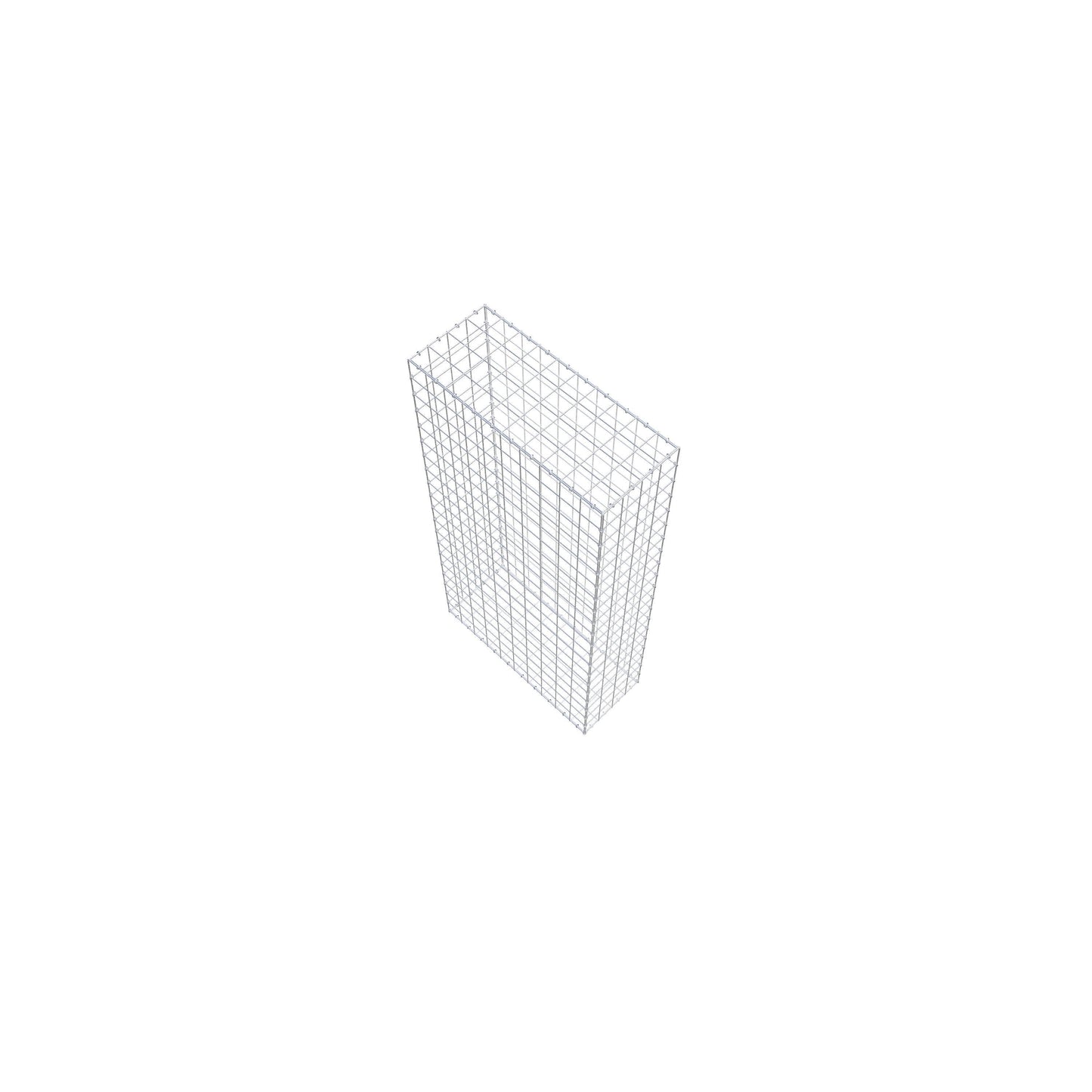 Gabion 200 cm x 100 cm x 40 cm (L x H x D), maskestørrelse 10 cm x 10 cm, C-ring