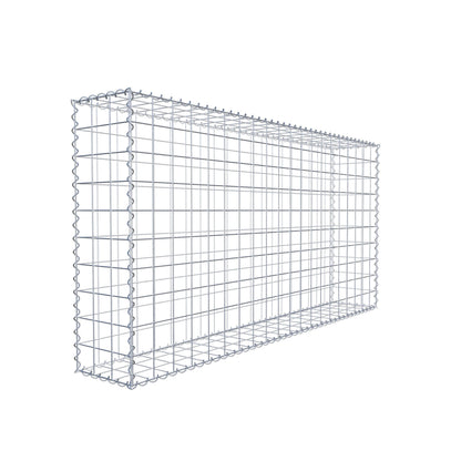 Gabion 200 cm x 100 cm x 30 cm (L x H x D), maskstorlek 10 cm x 10 cm, spiral