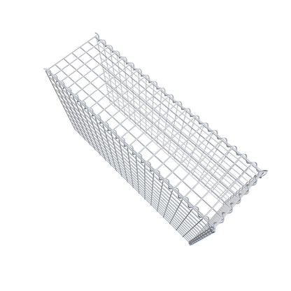 Grown-on gabion type 4 100 cm x 60 cm x 30 cm (L x H x D), mesh size 5 cm x 5 cm, spiral