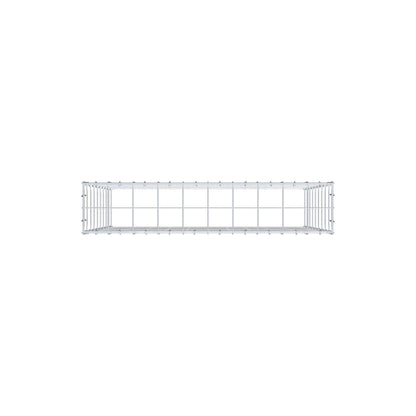 Anbaugabione Typ 3 100 cm x 90 cm x 20 cm (L x H x T), Maschenweite 10 cm x 10 cm, C-Ring