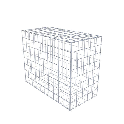 Gabbione 100 cm x 80 cm x 50 cm (L x H x P), maglia 10 cm x 10 cm, anello a C