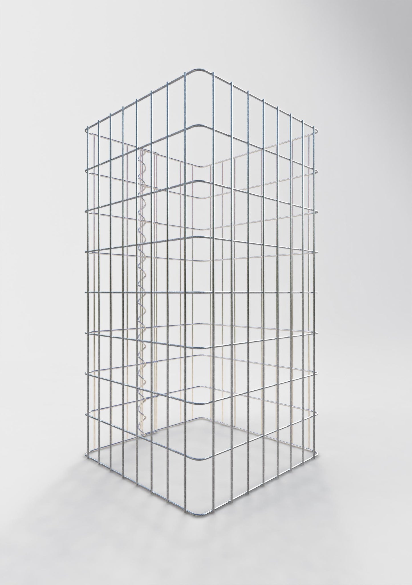 Gabion column square 42 cm x 42 cm, 80 cm height, MW 5 cm x 10 cm