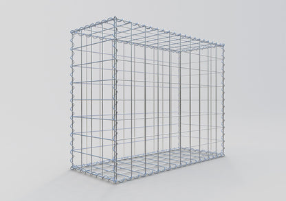 Gabião 100 cm x 80 cm x 40 cm (C x A x P), malhagem 10 cm x 10 cm, espiral