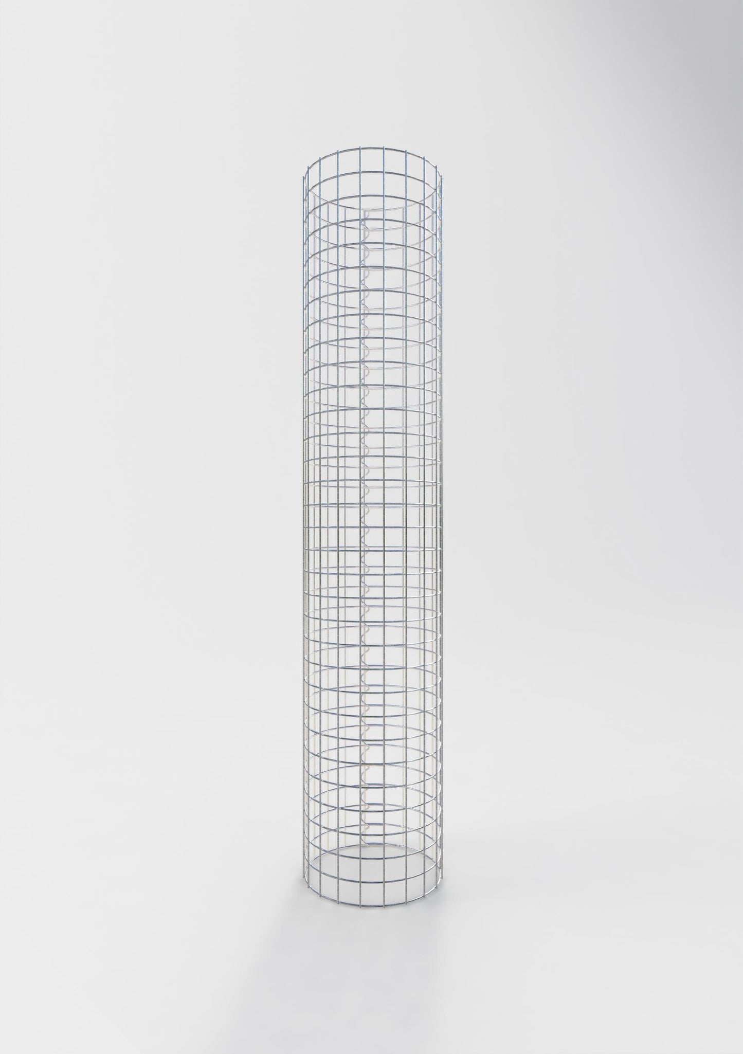 Colonne de gabion ronde 32 cm de diamètre, 160 cm de hauteur, maille 5 cm x 5 cm