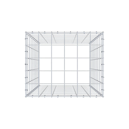 Gabbione aggiuntivo di tipo 3 100 cm x 60 cm x 50 cm (L x A x P), maglia 10 cm x 10 cm, anello a C
