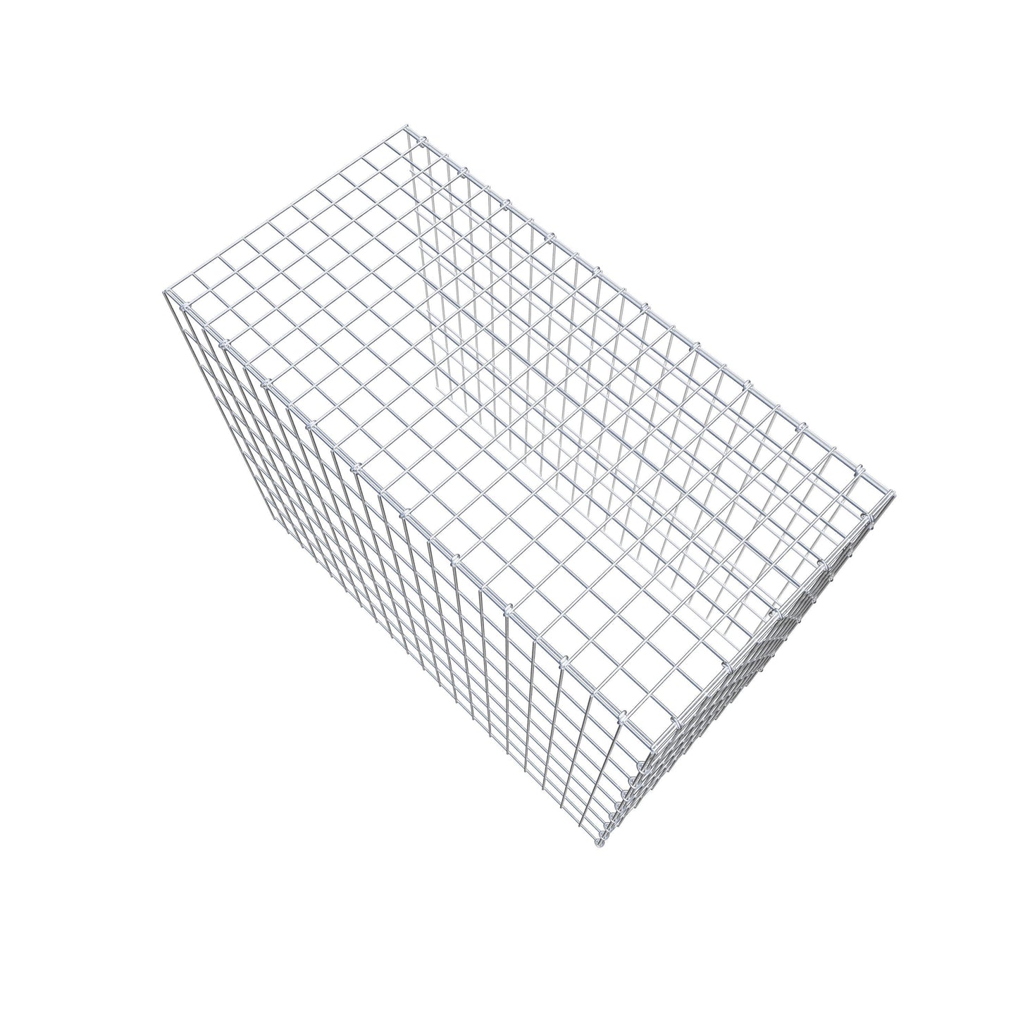 Gabião Tipo 4 100 cm x 80 cm x 50 cm (C x A x P), malhagem 5 cm x 10 cm, anel C