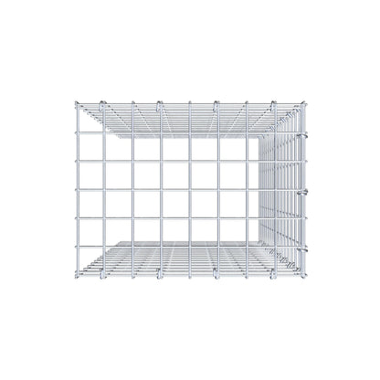 Gabião Tipo 4 80 cm x 40 cm x 30 cm (C x A x P), malhagem 5 cm x 5 cm, anel C