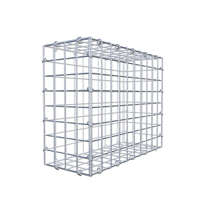 Gabião 50 cm x 40 cm x 20 cm (C x A x P), malhagem 5 cm x 5 cm, anel C