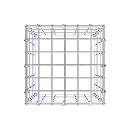 Gabião tipo 3 30 cm x 30 cm x 30 cm (C x A x P), malhagem 5 cm x 10 cm, anel C