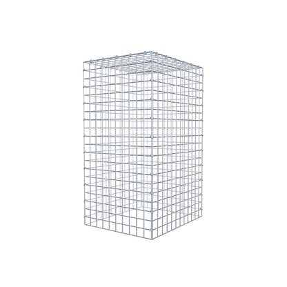 Gabbione aggiuntivo di tipo 3 100 cm x 60 cm x 50 cm (L x H x P), maglia 5 cm x 5 cm, anello a C