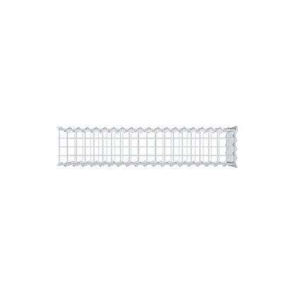 Aangegroeide schanskorf type 2 100 cm x 30 cm x 20 cm (L x H x D), maaswijdte 5 cm x 5 cm, spiraal