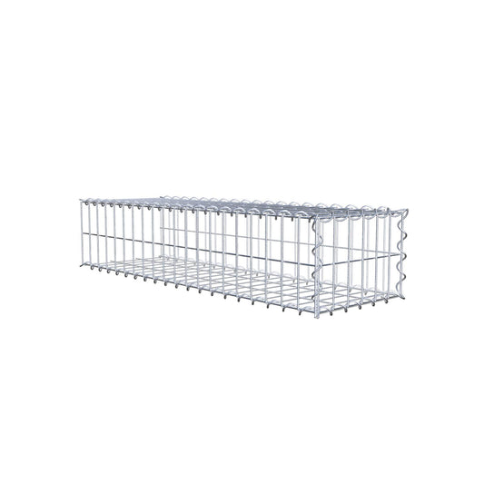 Grown-on gabion type 2 100 cm x 20 cm x 30 cm (L x H x D), mesh size 5 cm x 10 cm, spiral