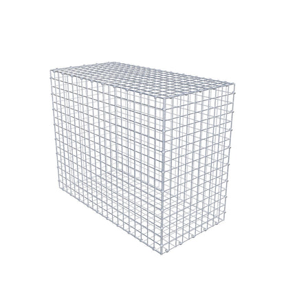 Gabião 100 cm x 80 cm x 50 cm (C x A x P), malhagem 5 x 5 cm, anel espiral