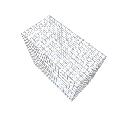 Gabione 100 cm x 90 cm x 50 cm (L x H x T), Maschenweite 5 cm x 10 cm, C-Ring