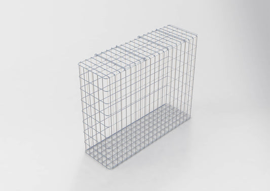 Gavión galvanizado en caliente 102 cm x 82 cm x 32 cm, malla 5 cm x 10 cm, totalmente soldado