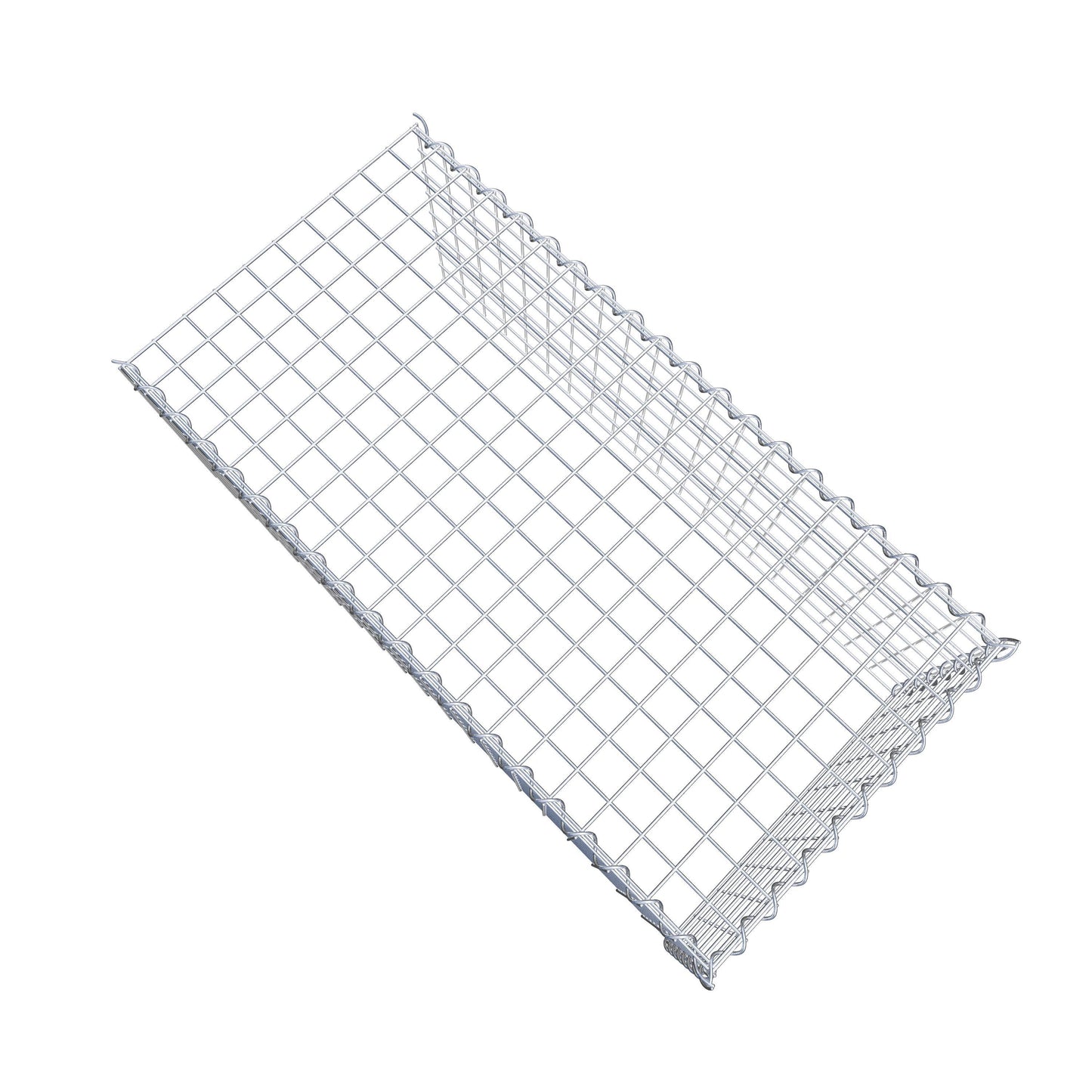 Gabião tipo 4 100 cm x 40 cm x 50 cm (C x A x P), malhagem 5 cm x 5 cm, espiral