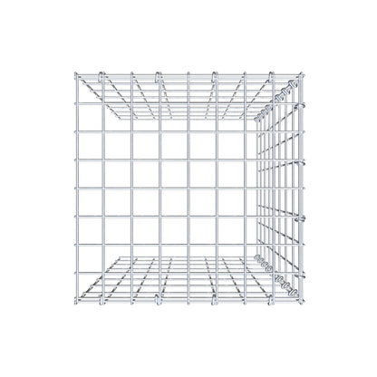 Gabião Tipo 4 80 cm x 40 cm x 40 cm (C x A x P), malhagem 5 cm x 10 cm, anel C