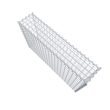 Gabião Tipo 3 100 cm x 60 cm x 20 cm (C x A x P), malhagem 5 cm x 5 cm, espiral