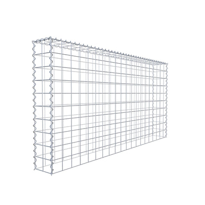 Opvokset gabion type 3 200 cm x 100 cm x 20 cm (L x H x D), maskestørrelse 10 cm x 10 cm, spiral