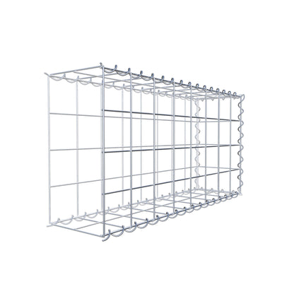Gabião tipo 2 80 cm x 40 cm x 20 cm (C x A x P), malhagem 10 cm x 10 cm, espiral
