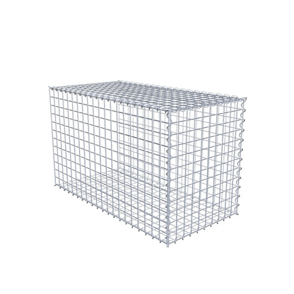 Anbaugabione Typ 2 100 cm x 60 cm x 50 cm (L x H x T), Maschenweite 5 cm x 5 cm, Spirale