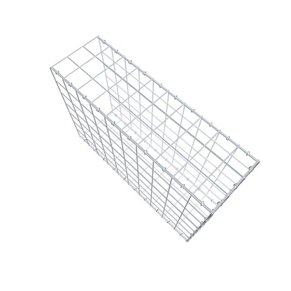 Monteret gabion type 2 100 cm x 70 cm x 30 cm (L x H x D), maskestørrelse 10 cm x 10 cm, C-ring