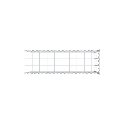 Opvokset gabion type 4 100 cm x 50 cm x 30 cm (L x H x D), maskestørrelse 10 cm x 10 cm, spiral